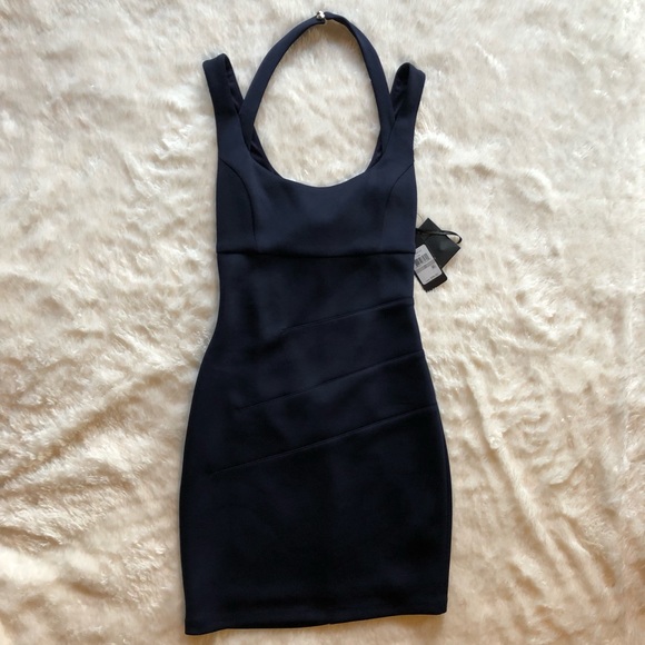 Guess Dresses & Skirts - Guess Halter Neck Mini Sheath Dress NWT